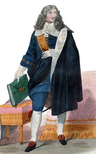 Portret van Jean Baptiste Colbert, Franse politicus