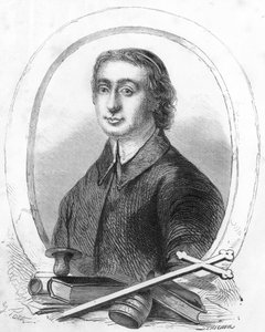 Portret van Jean Baptiste Massillon (1663-1742) (gravure) door French School