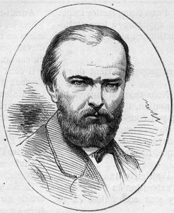 Portret van Jean Jacques Henner (1829-1905), Franse schilder. Gravure in Le Monde Illustré nr. 890 van 2 mei 1874. door French School