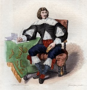 Portret van Jean Louis Guez de Balzac (1597-1654), Franse auteur