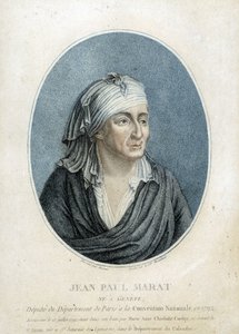 Portret van Jean Paul Marat (1743-1793), Franse arts, publicist en politicus door French School