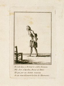 Portret van Jean Philippe Rameau (1683-1764) door French School