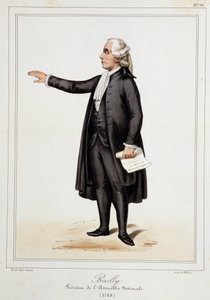 Portret van Jean Sylvain Bailly (1736 - 1793) - in 