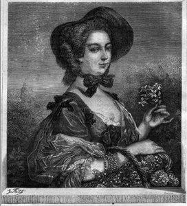 Portret van Jeanne Antoinette Poisson, Markiezin van Pompadour (bekend als Madame de Pompadour)