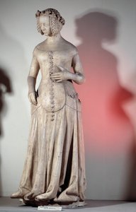 Portret van Jeanne de Boulogne, vrouw van de hertog van Berry (1340-1416)