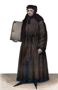 Portret van Jean Froissart (1337-1404)