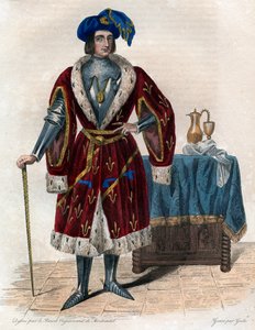 Portret van Jan van Orléans, Graaf van Dunois (Bastaard van Orléans) (1402-1468) door French School