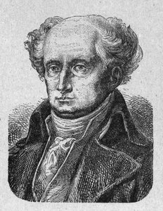 Portret van Joseph Jerome Simeon, Franse advocaat en politicus. Gravure uit 1889. Privécollectie