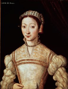 Portret van Laure de Noves, geliefde van Petrarca door French School