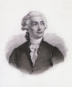 Portret van Lavoisier door French School