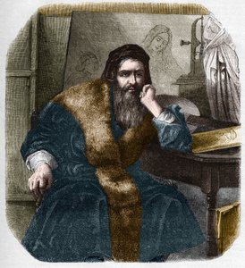 Portret van Leonardo da Vinci (1452-1519)