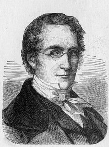 Portret van Louis-Joseph Gay-Lussac (Louis Joseph Gay Lussac) (1778 - 1850) - uit "Album van Wetenschap; beroemde geleerden; Grote ontdekkingen" 1896
