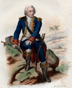 Portret van Louis Antoine, Comte de Bougainville door French School