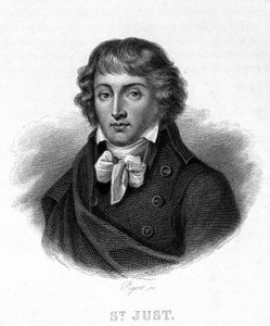 Portret van Louis Antoine Léon Saint-Just (1767 - 1794) - in 