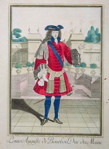 Portret van Louis Auguste de Bourbon (1670-1736) Hertog van Maine door French School