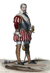 Portret van Louis Des Balbes de Berton de Crillon (1543-1615), Franse soldaat genaamd de man zonder angst