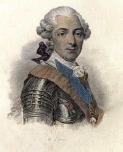 Portret van Louis Jean Marie de Bourbon, Hertog van Penthievre (1725-1793), grootadmiraal en Franse mecenas. in “Portretten van Nuttige Mannen” door French School