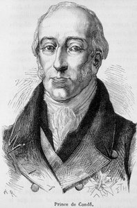 Portret van Louis V Joseph de Bourbon-Conde (1736-1818), achtste prins van Conde, Franse krijgsman - in 