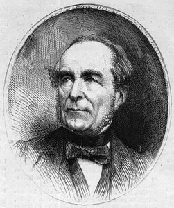 Portret van Louis Vitet (1802-1873), Franse politicus. Gravure in 