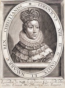 Portret van Lodewijk XIII, jong