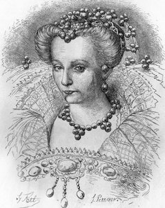 Portret van Louise de Lorraine (1553-1601), vrouw van Hendrik III. In 