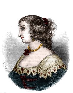 Portret van Mademoiselle de Hautefort (Marie de Hautefort) door French School