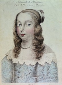 Portret van Mademoiselle de Montpensier genaamd 