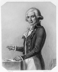 Portret van Marguerite Elie Guadet, Franse politicus (1758-1794) - in 