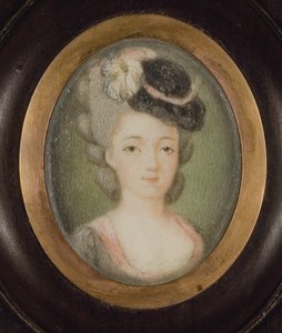 Portret van Marie Adrienne Françoise de Noailles, Markiezin de la Fayette door French School