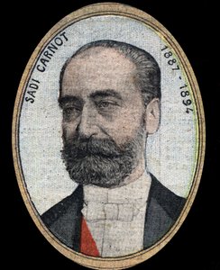 Portret van Marie Francois Sadi Carnot (1837-1894), President van de Franse Republiek. door French School