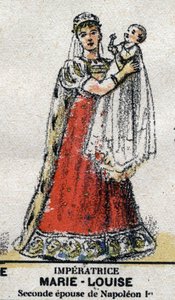 Portret van Marie Louise van Oostenrijk (1791-1847), vrouw van Napoleon I met haar zoon Napoleon II. In 