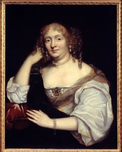 Portret van Marie de Rabutin-Chantal, markiezin van Sevigne door French School