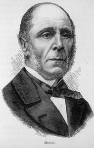 Portret van Martel (politicus - sous Thiers) - in 