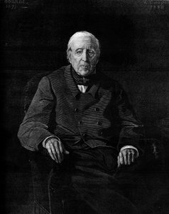 Portret van Marthe Camille Bachasson, Graaf van Montalivet (1801-1880), Franse politicus. Gravure in 