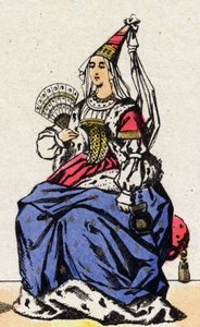 Portret van Maria van Anjou, koningin van Frankrijk (1404-1463), echtgenote van Karel VII