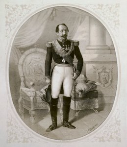 Portret van Napoleon III (1808 - 1873) door French School