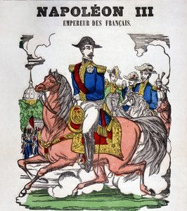 Portret van Napoleon III. Beeld van Epinal door French School