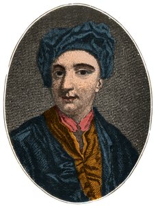 Portret van Nicholas Rowe, Engelse toneelschrijver, dichter en diverse schrijver. door French School