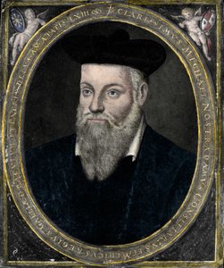Portret van Nostradamus door French School
