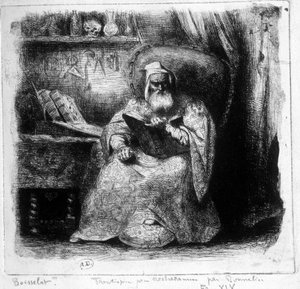 Portret van Nostradamus door Bonnelier