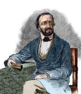 Portret van Peter Gustav Dirichlet, Duitse wiskundige door French School