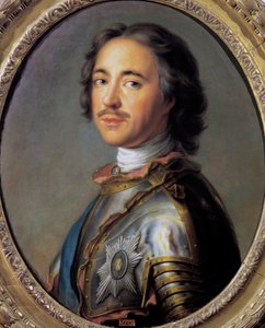 Portret van Peter I bekend als Peter de Grote