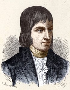 Portret van Philippe Lebon (1769 - 1804), Franse ingenieur en chemicus (uitvinder van gasverlichting) - in 