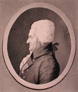 Portret van Pierre-Alexandre Monsigny (1729-1817) gegraveerd door Edme Quenedey (1756-1830) door French School