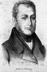 Portret van Pierre Francais Audry de Puyraveau (1783-1852), Frans afgevaardigde door French School