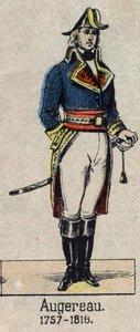 Portret van Pierre Francois Charles Augereau, hertog van Castiglione (maarschalk Augereau) Maarschalk van Frankrijk (Parijs)