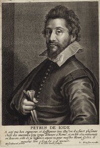 Portret van Pieter de Jode I door French School
