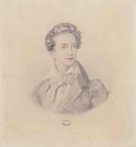 Portret van Prins Fritz Baciocchi door French School
