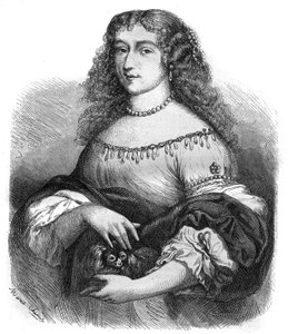 Portret van koningin Christina van Zweden (Kristina Vasa) door French School