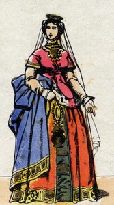 Portret van Koningin Johanna van Evreux (1307-1371).